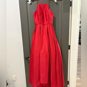 Ada Vibrant Red Dress